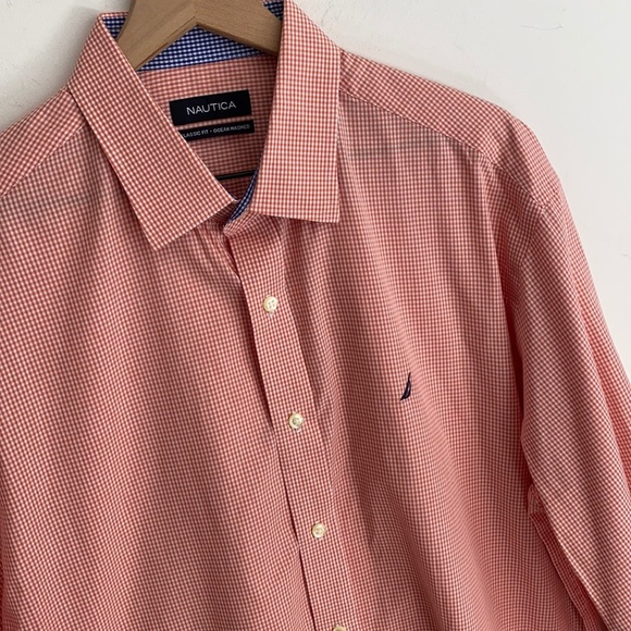 Nautica classic fit ocean washed check men’s shirt - Picture 11 of 11